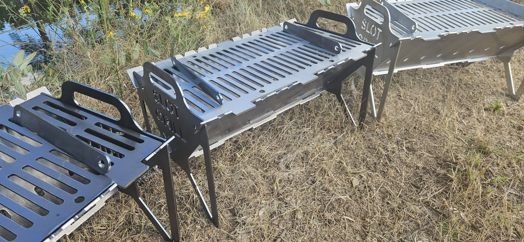 Slot Grill - Carbon Body & Stainless Steel Top Collapsible BBQ Grill image 1