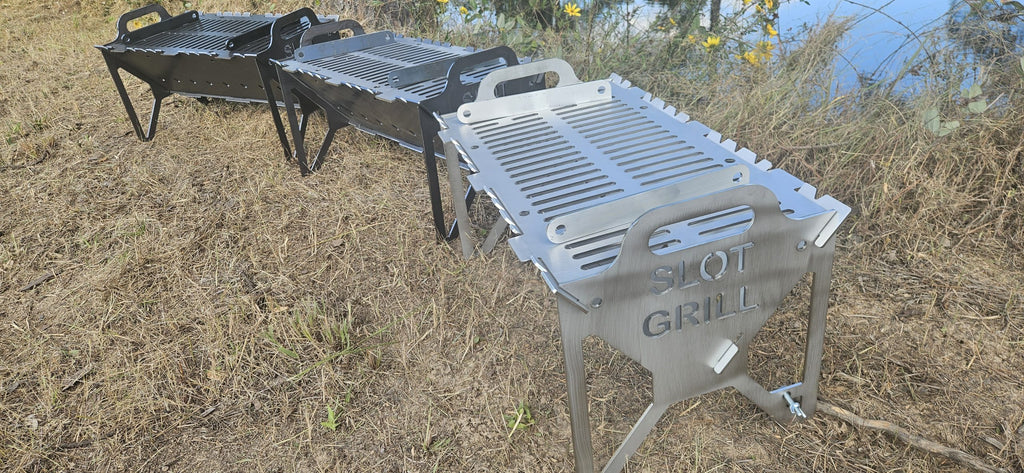 Slot Grill - Stainless Steel Collapsible BBQ Grill image 1