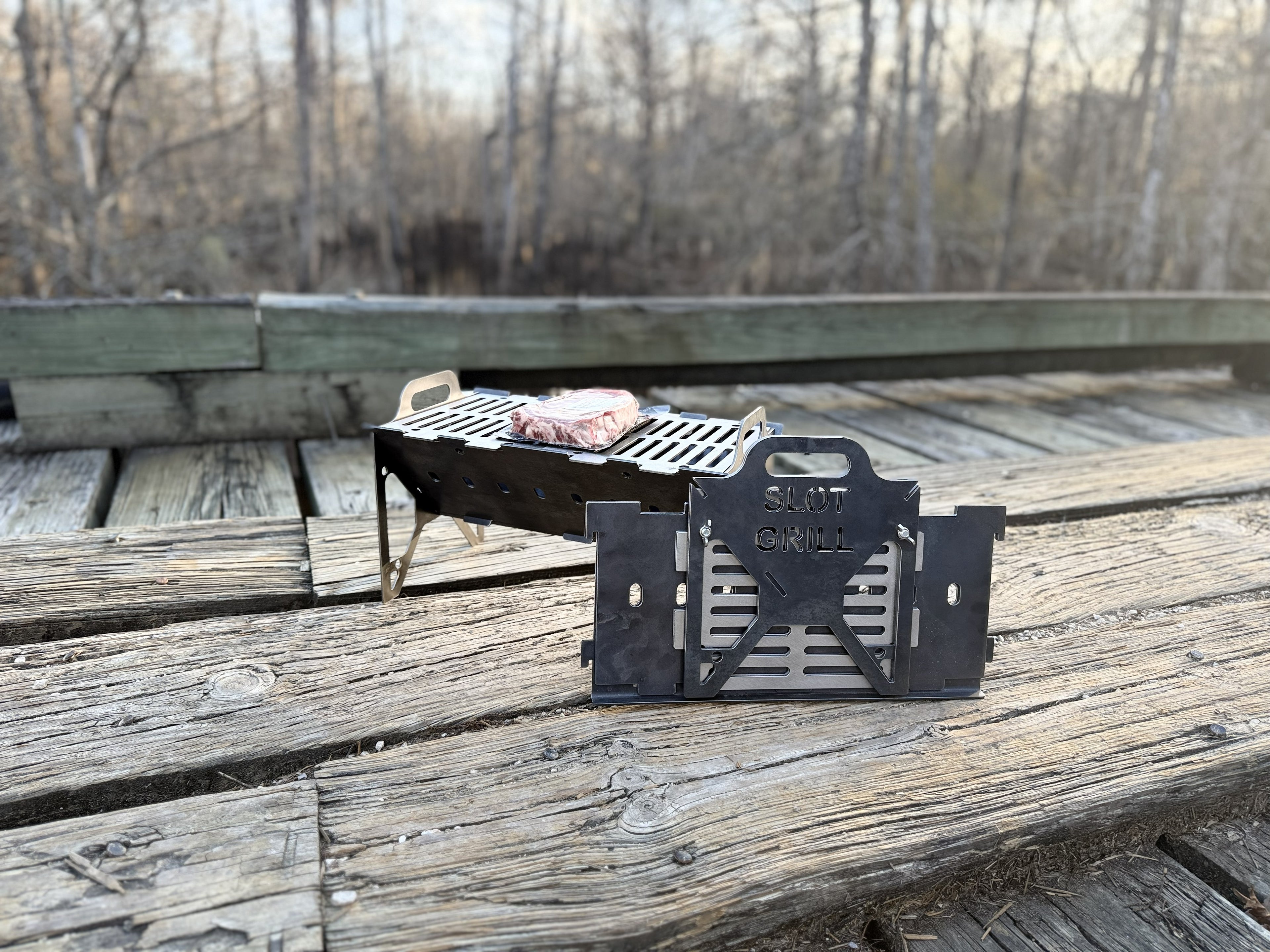 Slot Grill – Carbon Steel | Free Shipping