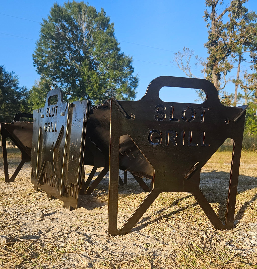 Slot Grill - Carbon Body & Stainless Steel Top Collapsible BBQ Grill image 4