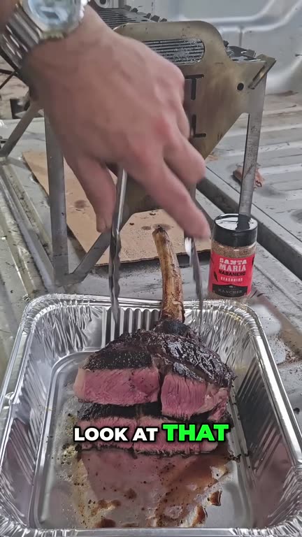Tomahawk Steak Perfection on the Slot Grill